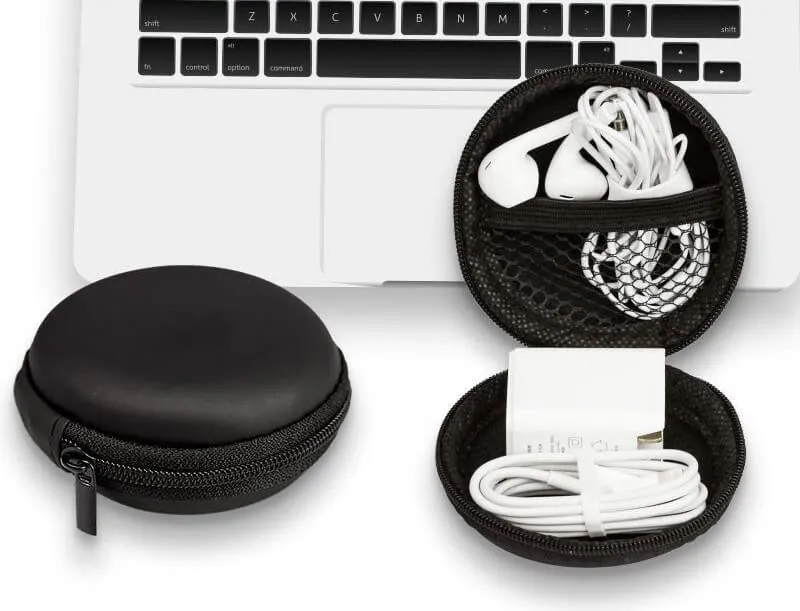 earphone headphone storage portable box