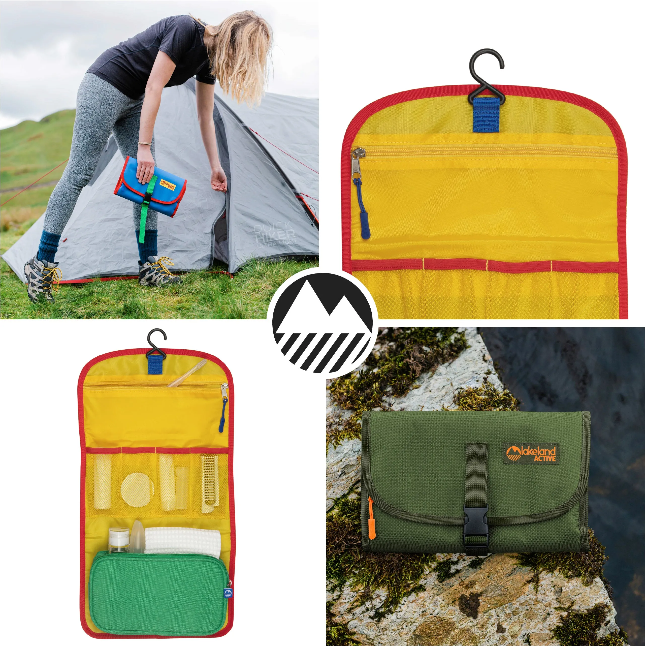 Eskdale Fold Out Hanging Travel Toiletry Bag