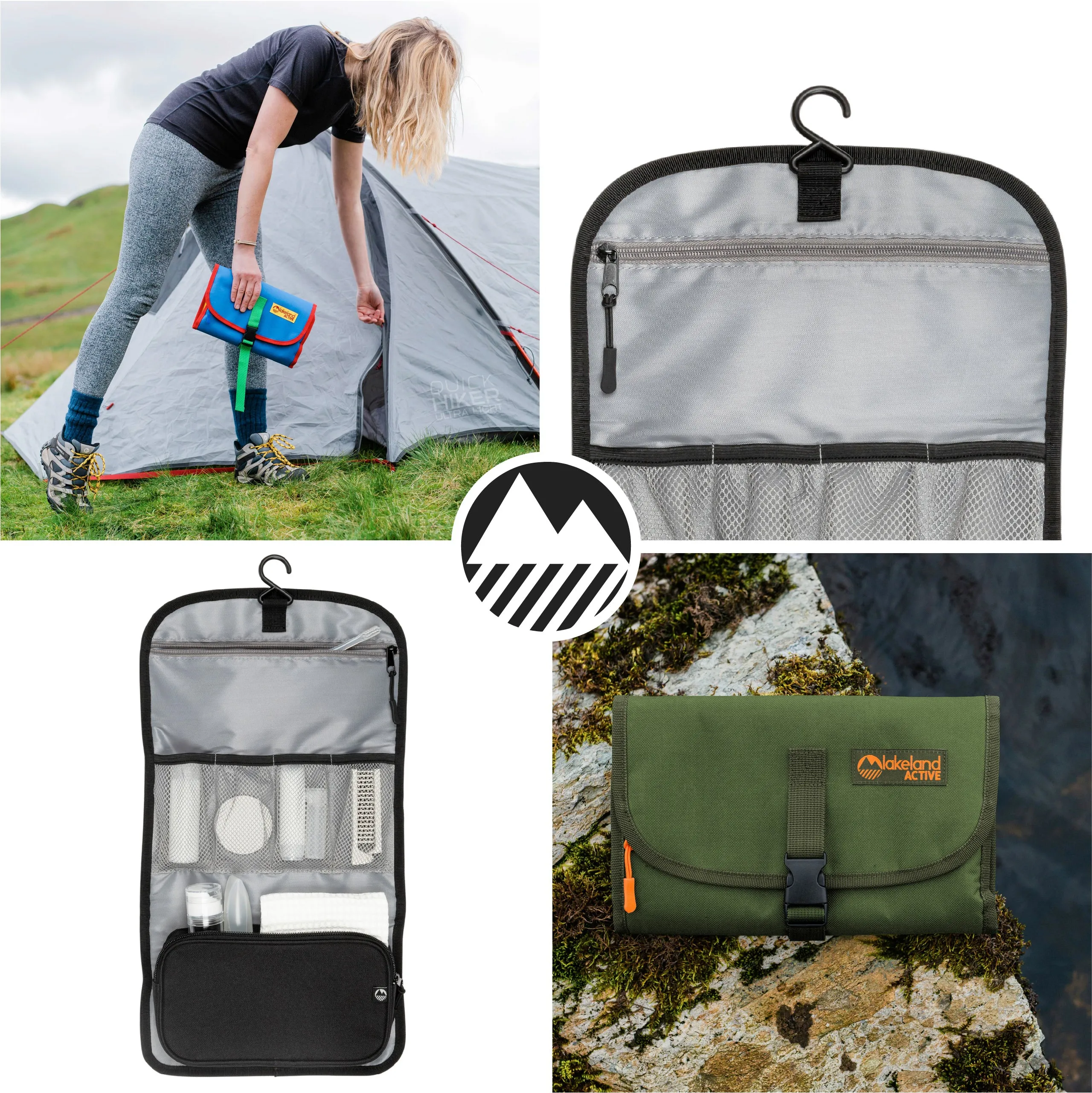 Eskdale Fold Out Hanging Travel Toiletry Bag