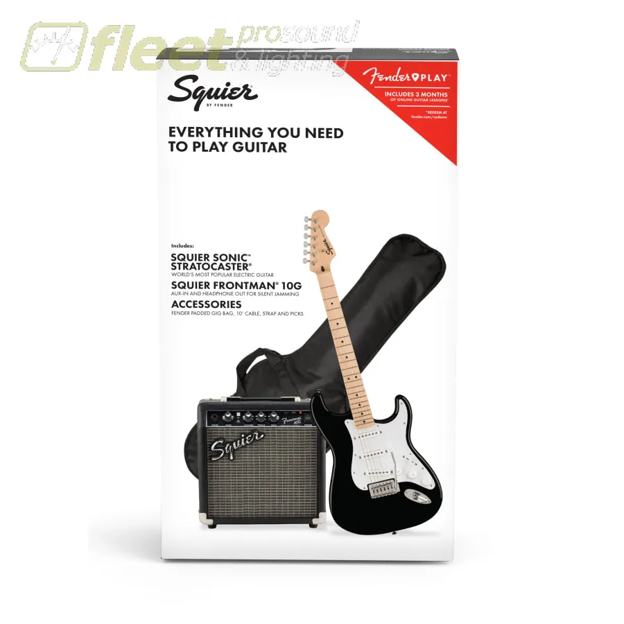 Fender Squier Sonic Stratocaster guitar starter Pack 0371720006