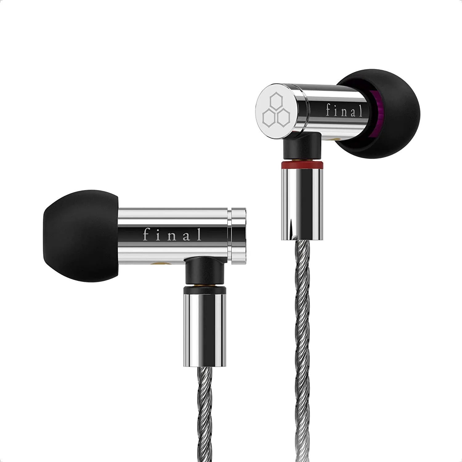 Final Audio E5000 Hi-Res Earphones ( free Glow-in-the-Dark tips)