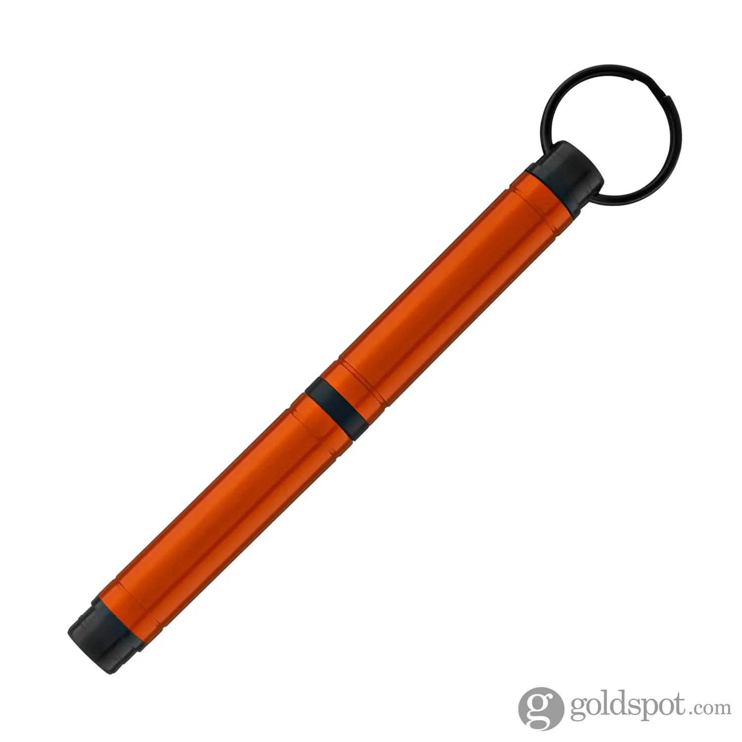 Fisher Space Pen Backpacker Ballpoint Pen in Orange Anodized Aluminum with Key Chain