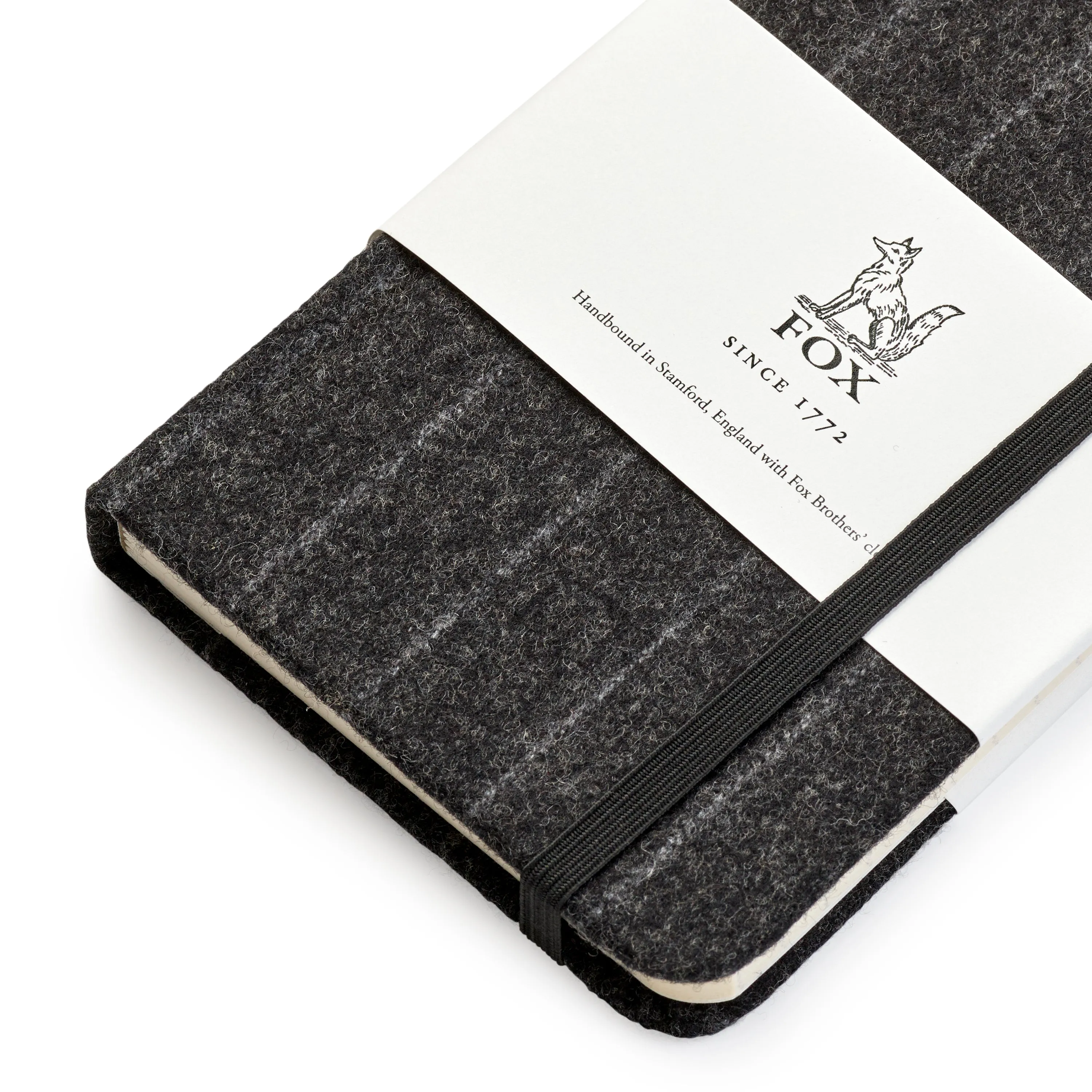 Fox Grey Chalk Stripe Pocket Notebook