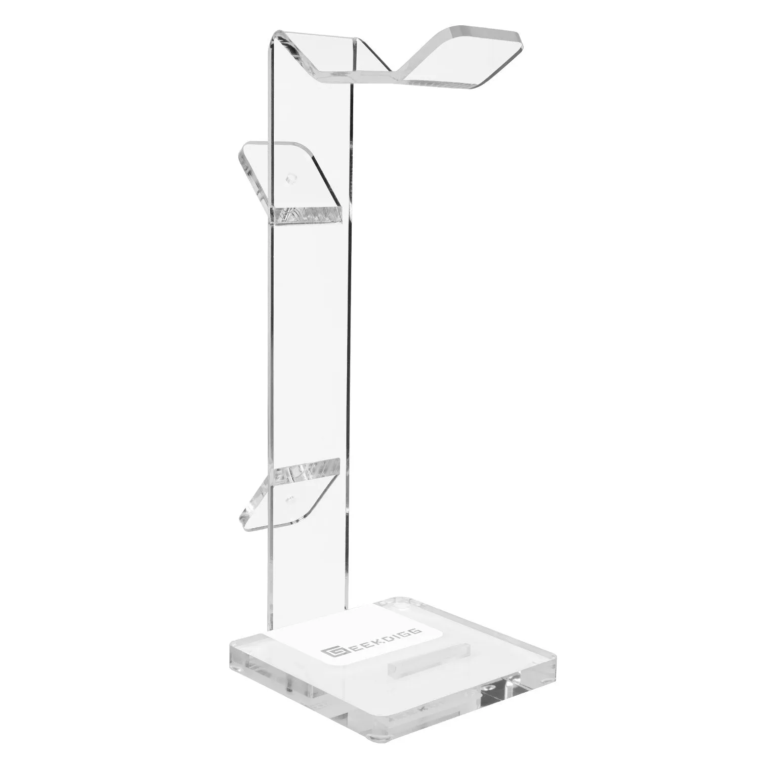 Geekdigg Acrylic Headset Headphone Stand Gaming Headphone Holder With Cable