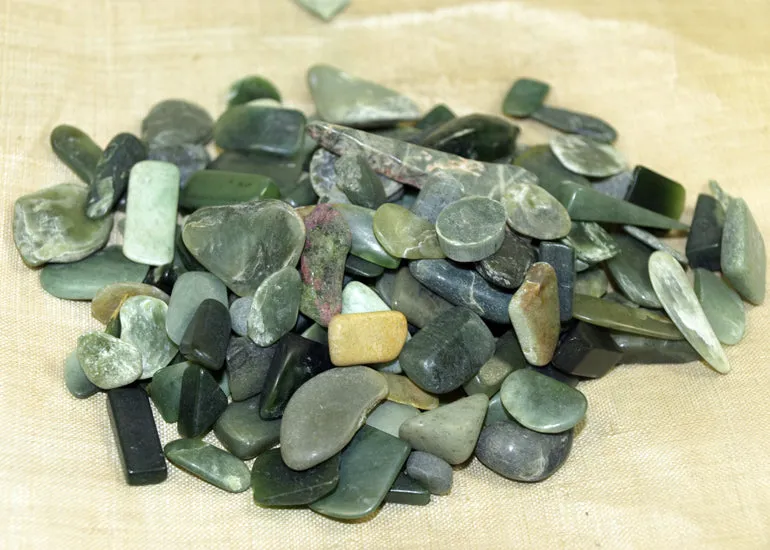 Grab Bag of Lou Zeldis Jade Components