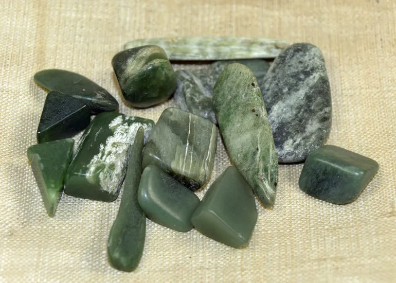 Grab Bag of Lou Zeldis Jade Components