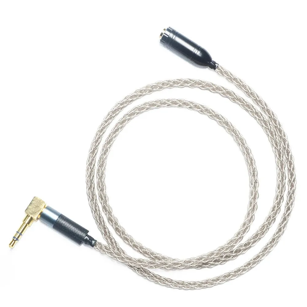 GUCraftsman 6N Silver 8-Core IE800 IE800s HiFi 2.5mm/4.4mm Balance Headphone Upgrade Cable