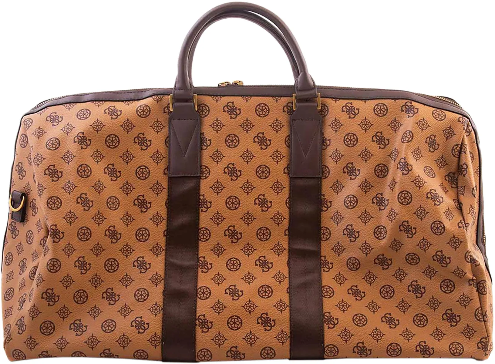 Guess Large Weekender Bag In Cognac