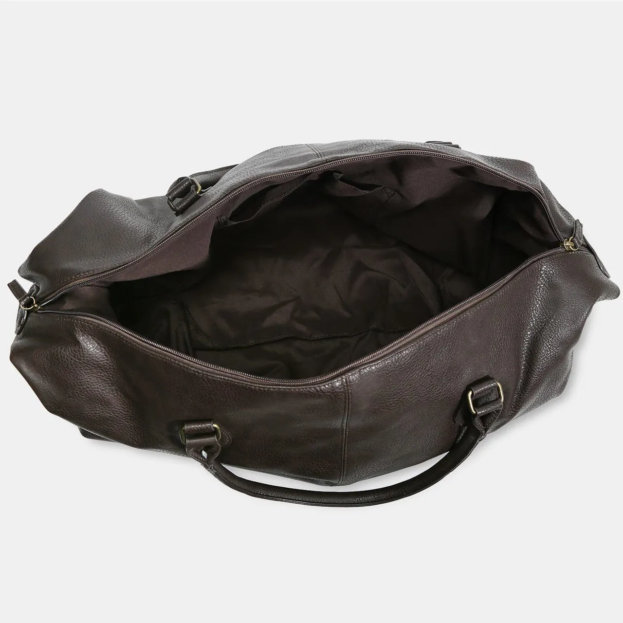 Gunner Brown Vegan Leather Duffle Bag