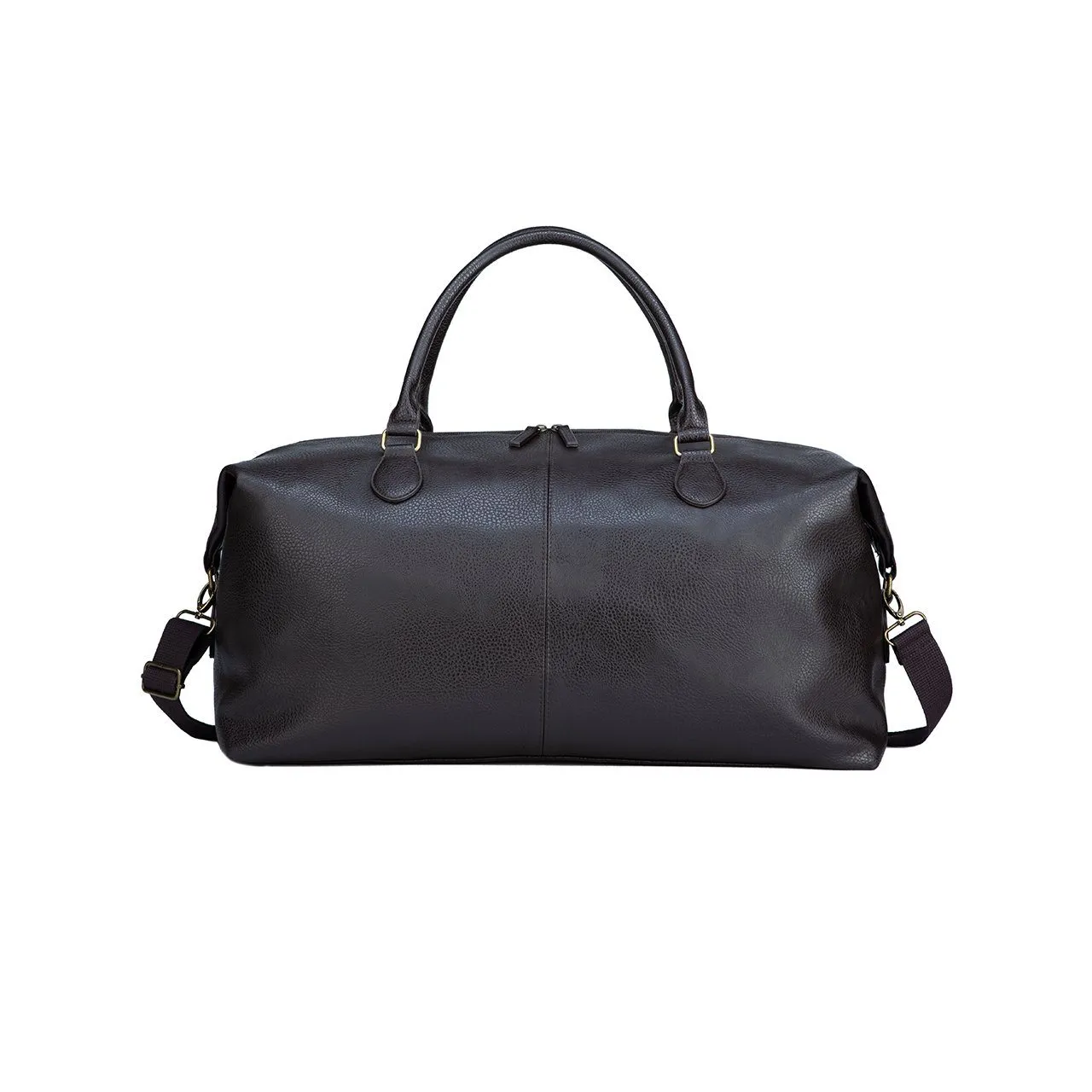 Gunner Brown Vegan Leather Duffle Bag