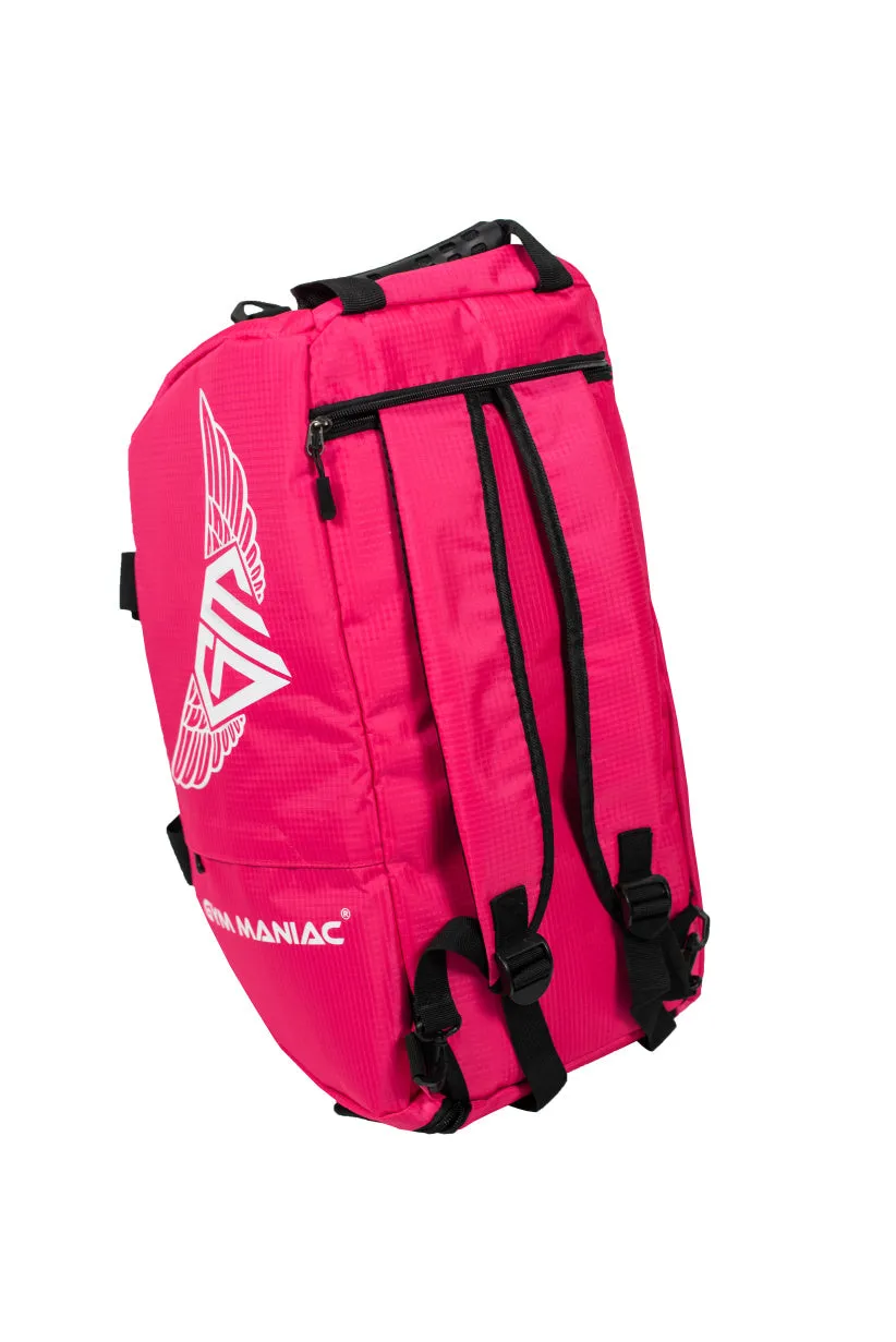 Gym Maniac Gm 3-Way Gym Bag - Pink