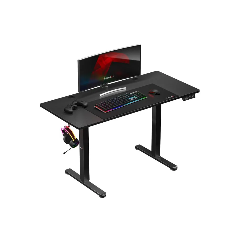 Huzaro Hero 8.2 Electric Gaming Desk Black