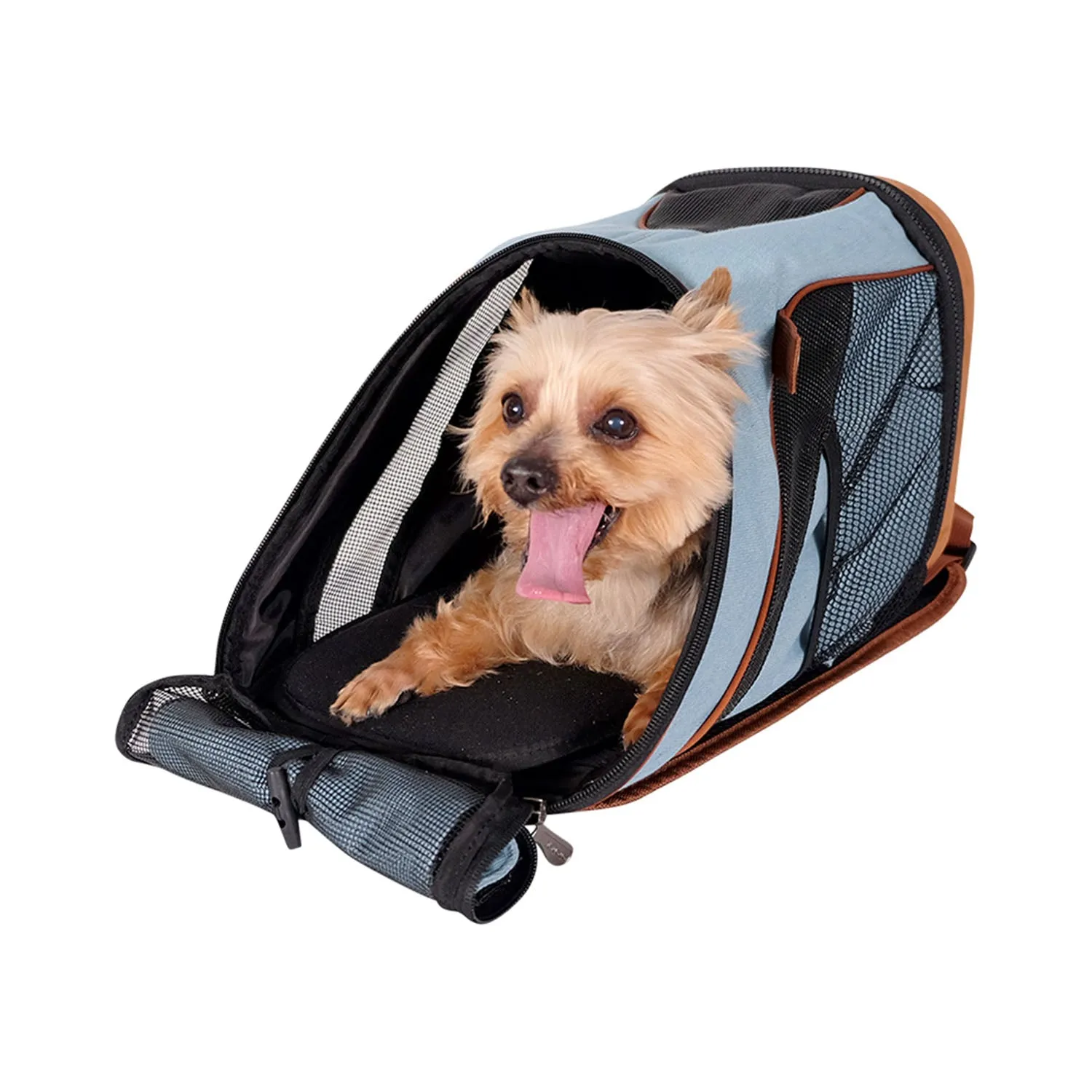 Ibiyaya Denim Fun Lightweight Pet Backpack