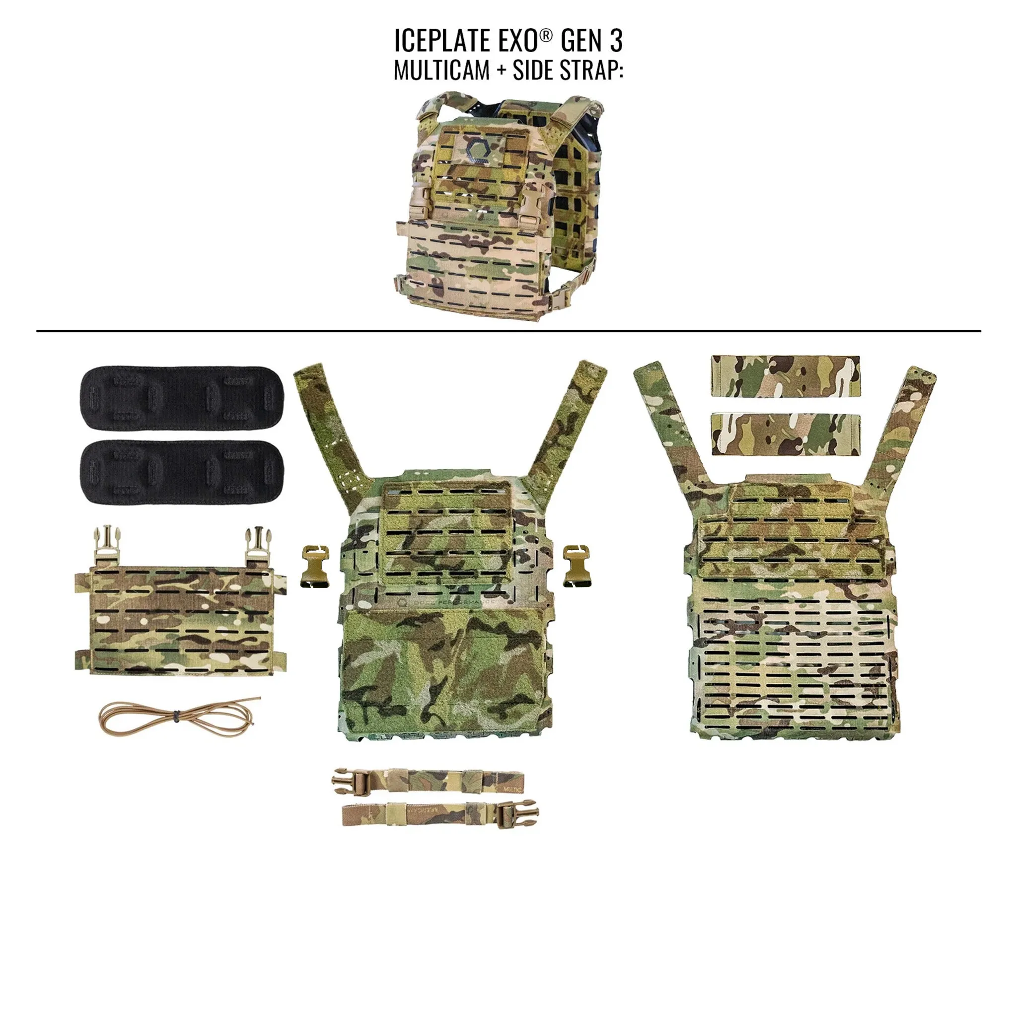 ICEPLATE EXO® Gen 3 Ultralight Minimalist Plate Carrier