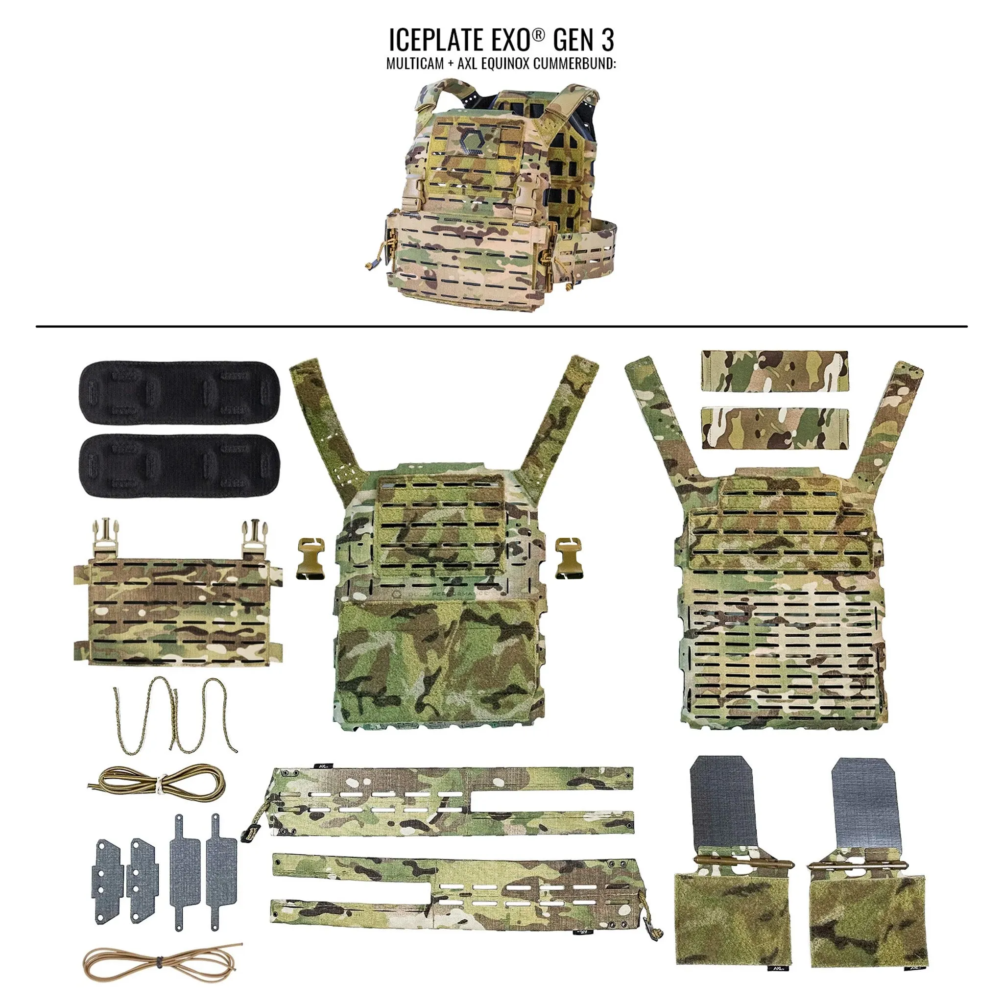 ICEPLATE EXO® Gen 3 Ultralight Minimalist Plate Carrier