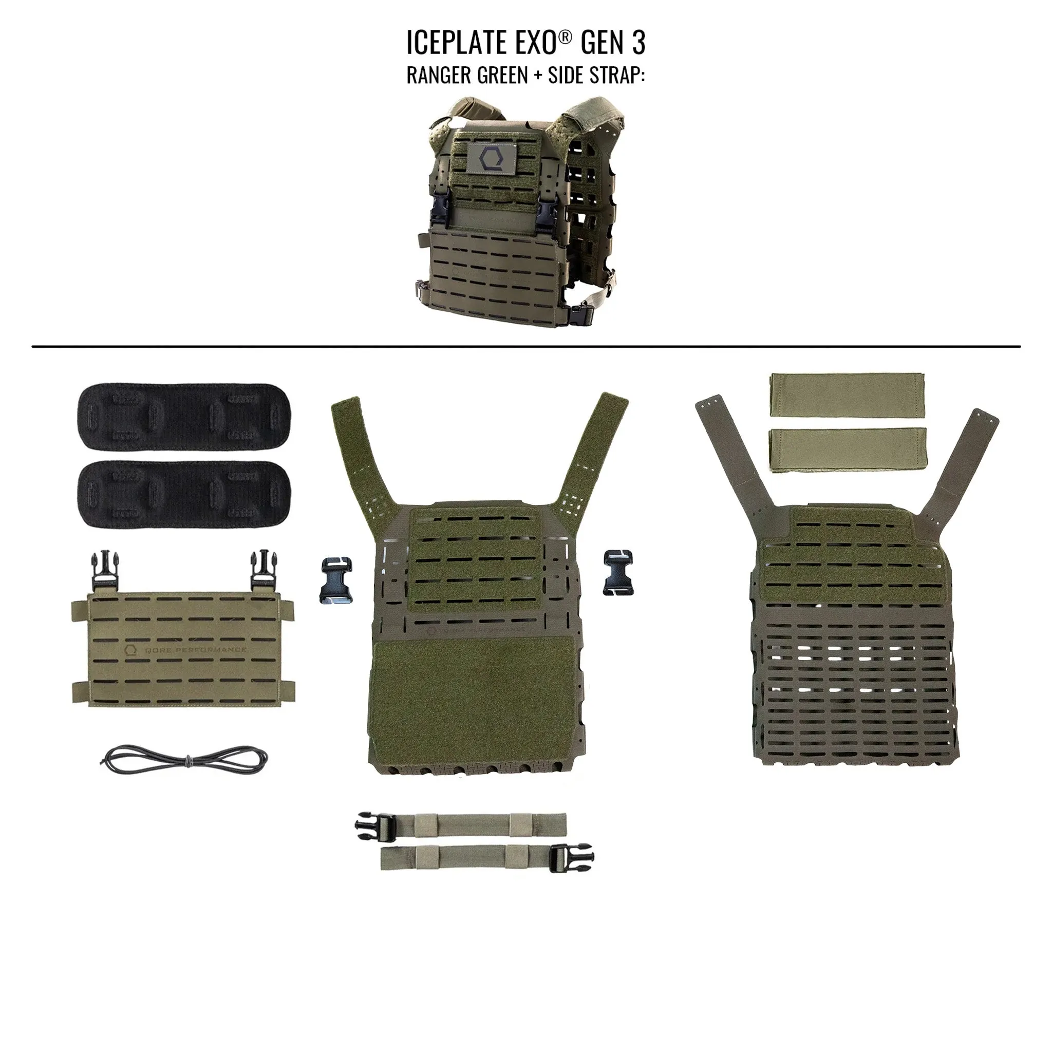 ICEPLATE EXO® Gen 3 Ultralight Minimalist Plate Carrier