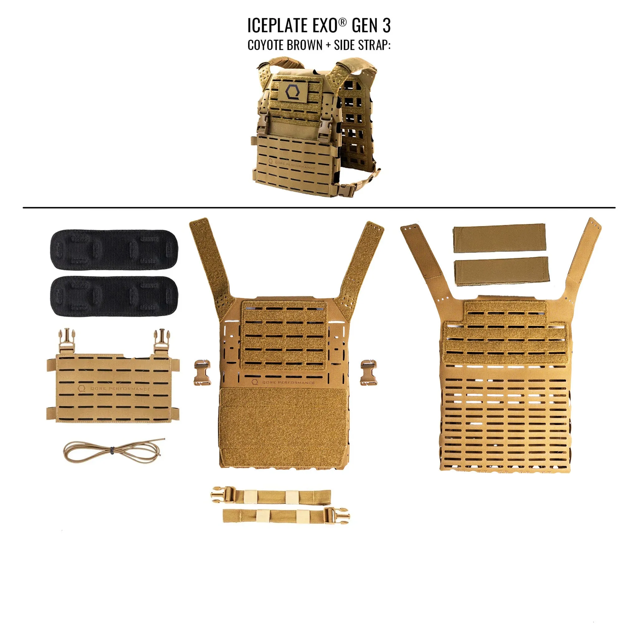 ICEPLATE EXO® Gen 3 Ultralight Minimalist Plate Carrier