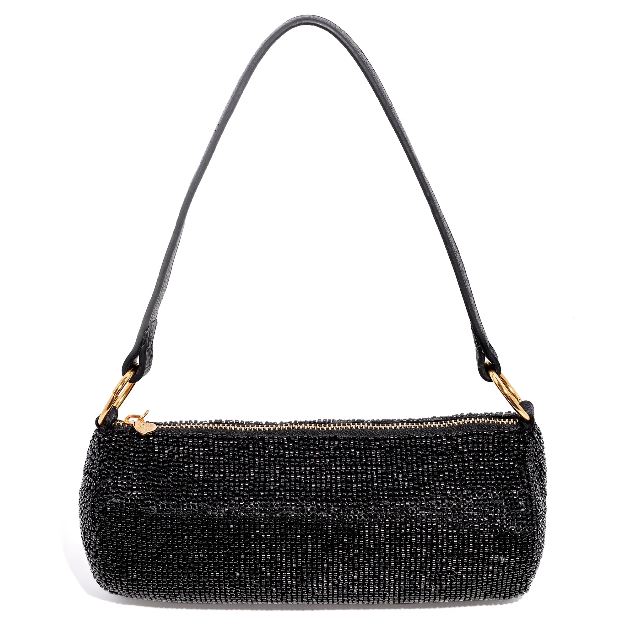 Icon Beaded Bag in Midnight