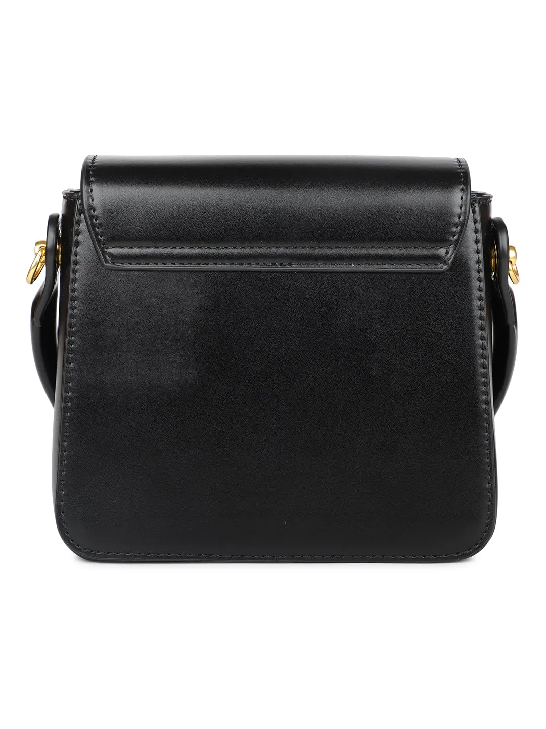 Inc.5 Women Black Colourblocked Structured Sling Bag