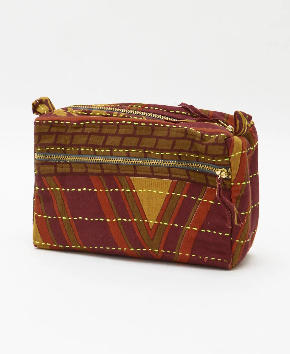 Kantha Medium Toiletry Bag - No. 240608