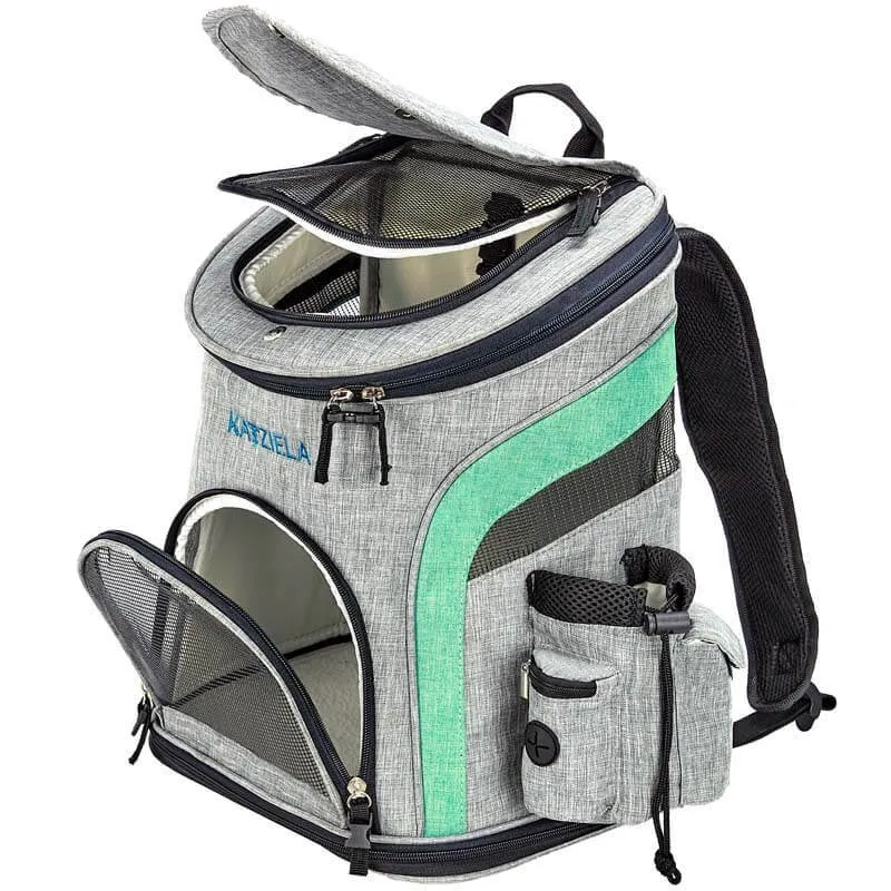 Katziela Voyager Pet Backpack for Cats and Dogs