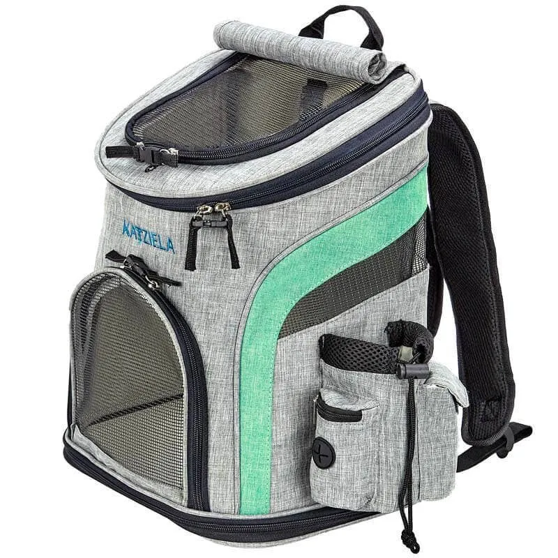 Katziela Voyager Pet Backpack for Cats and Dogs