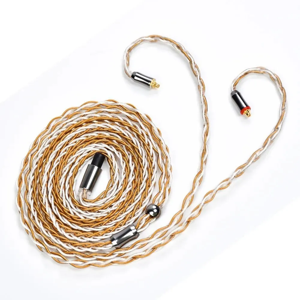 Kinera Gleipnir Pro 6N OCC Gold Plated   Silver Plated Earphone Cable