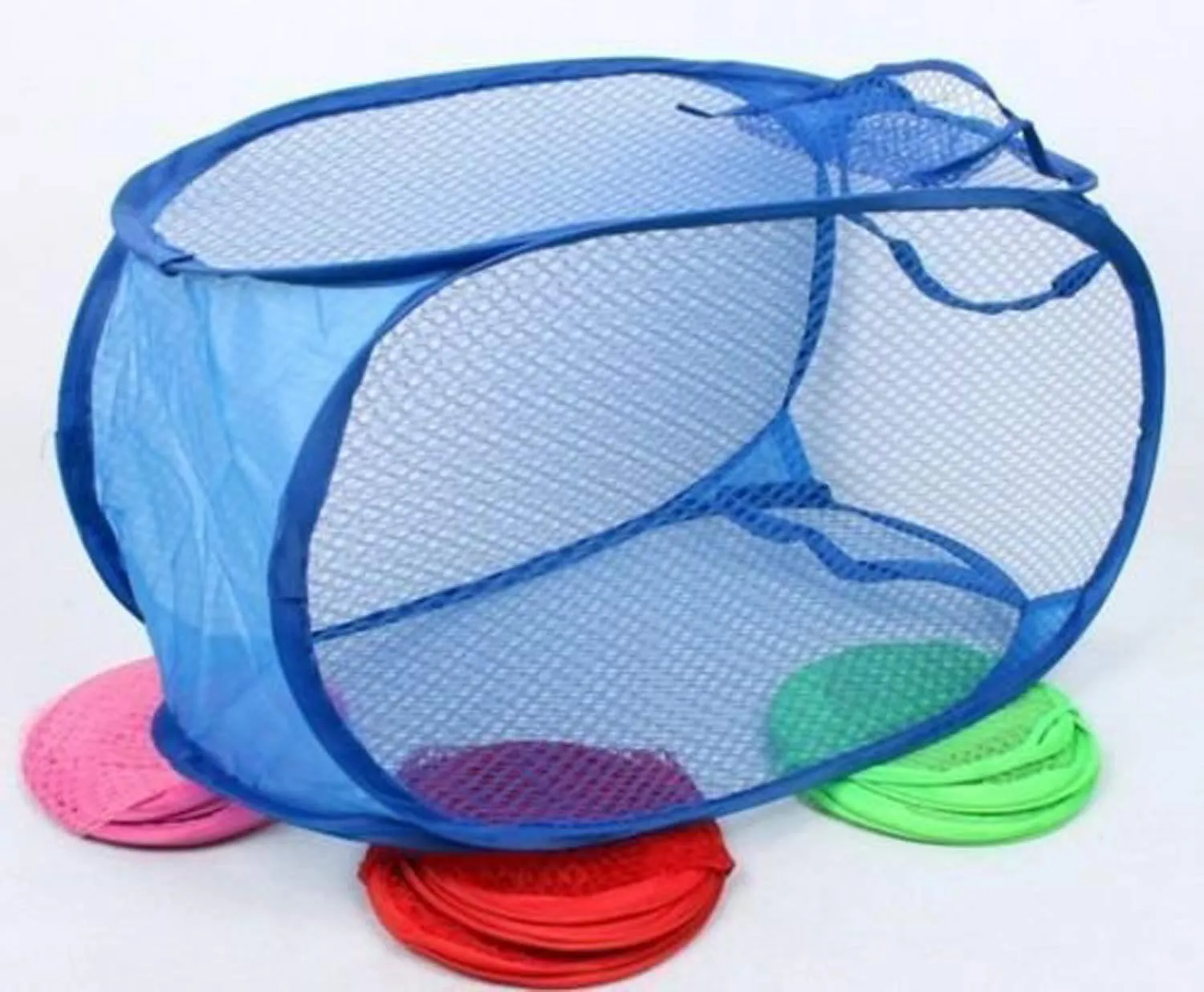 Kuber Industries Nylon Mesh Laundry Basket (CTKTC1474)