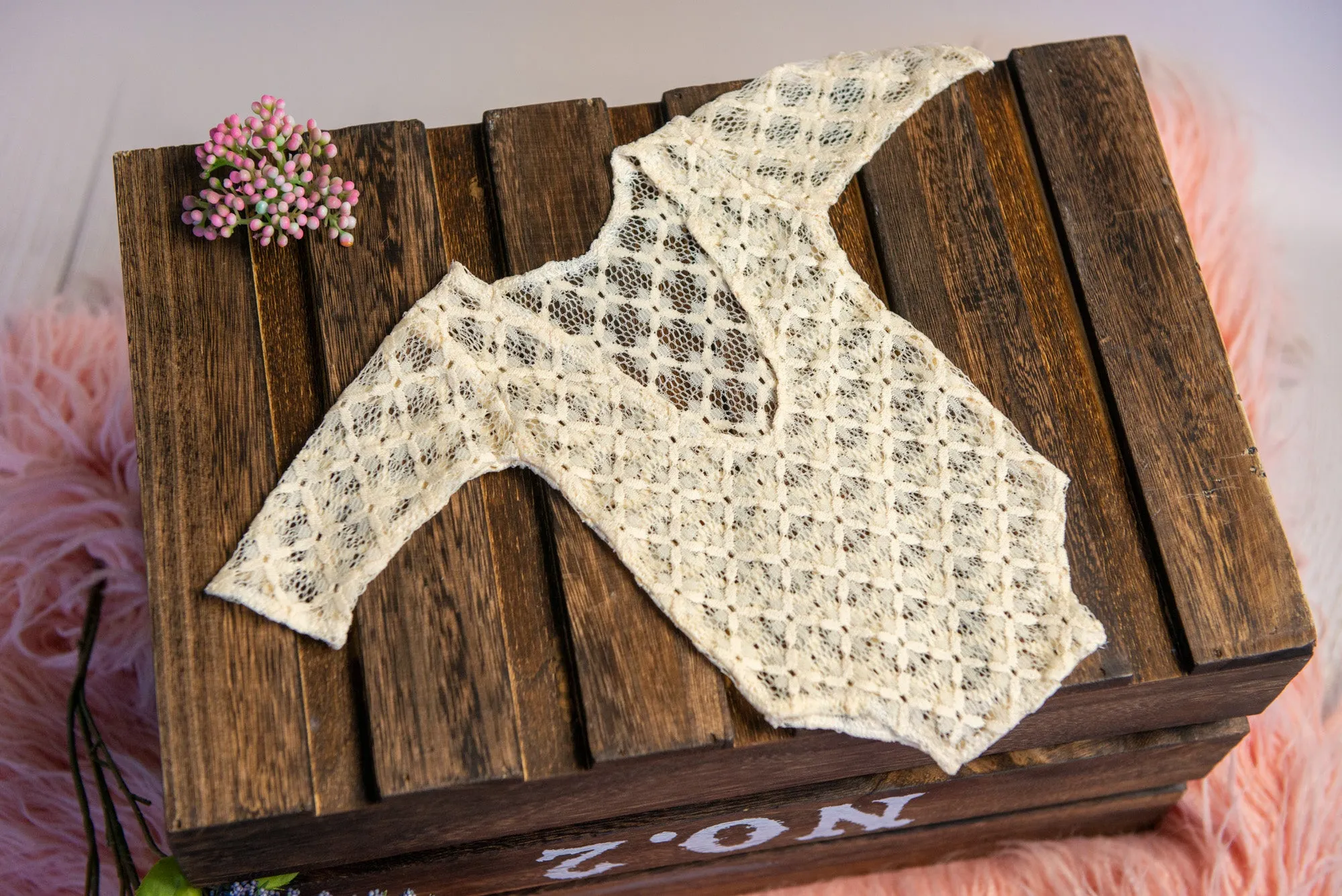 Lace Bodysuit - Cream