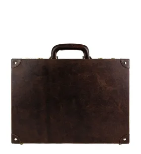 Large Leather Attaché Case Briefcase - Parade's End