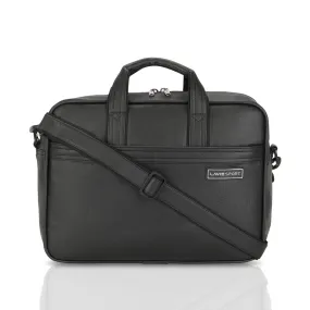 Lavie Sport 2 Compartments Executive Unisex Laptop Briefcase Bag Black