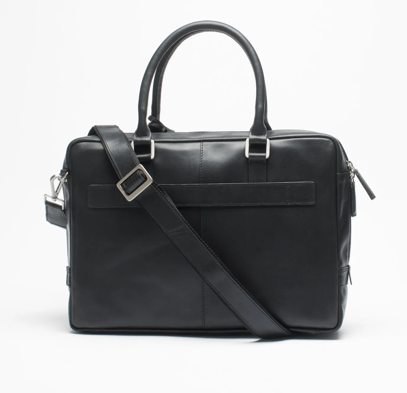 Leather Briefcase Black