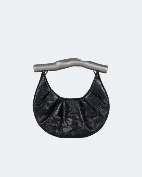 Leather Smashed Handle Hobo