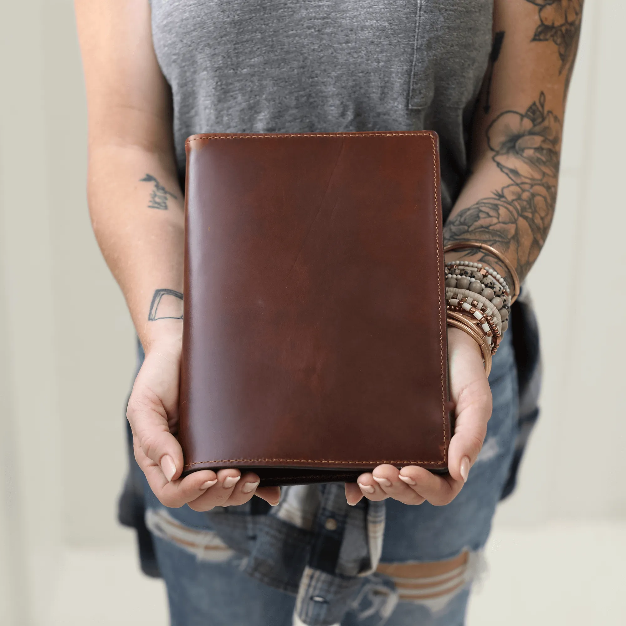 Leather Steno Pad