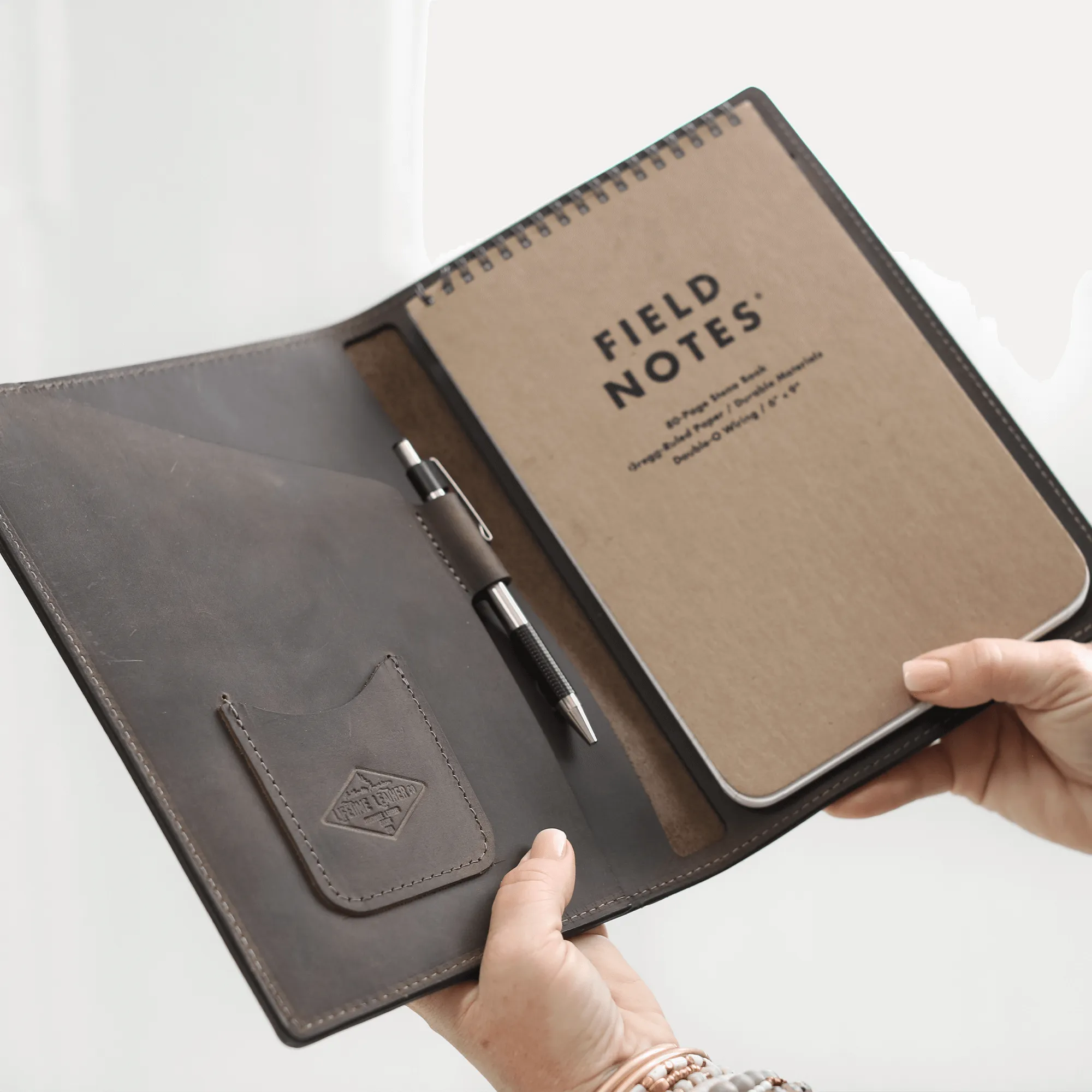 Leather Steno Pad