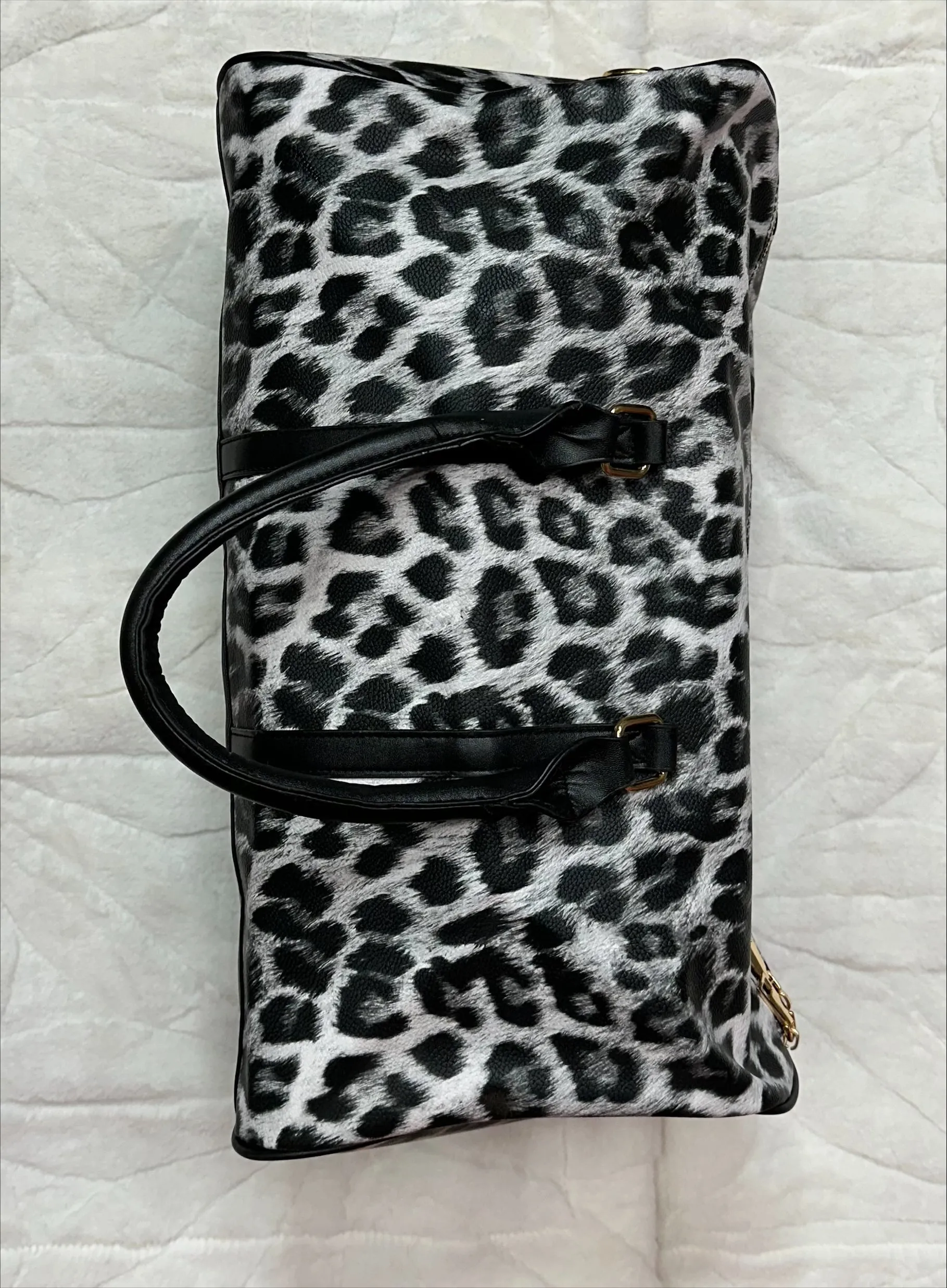 Leopard Duffle Bag**