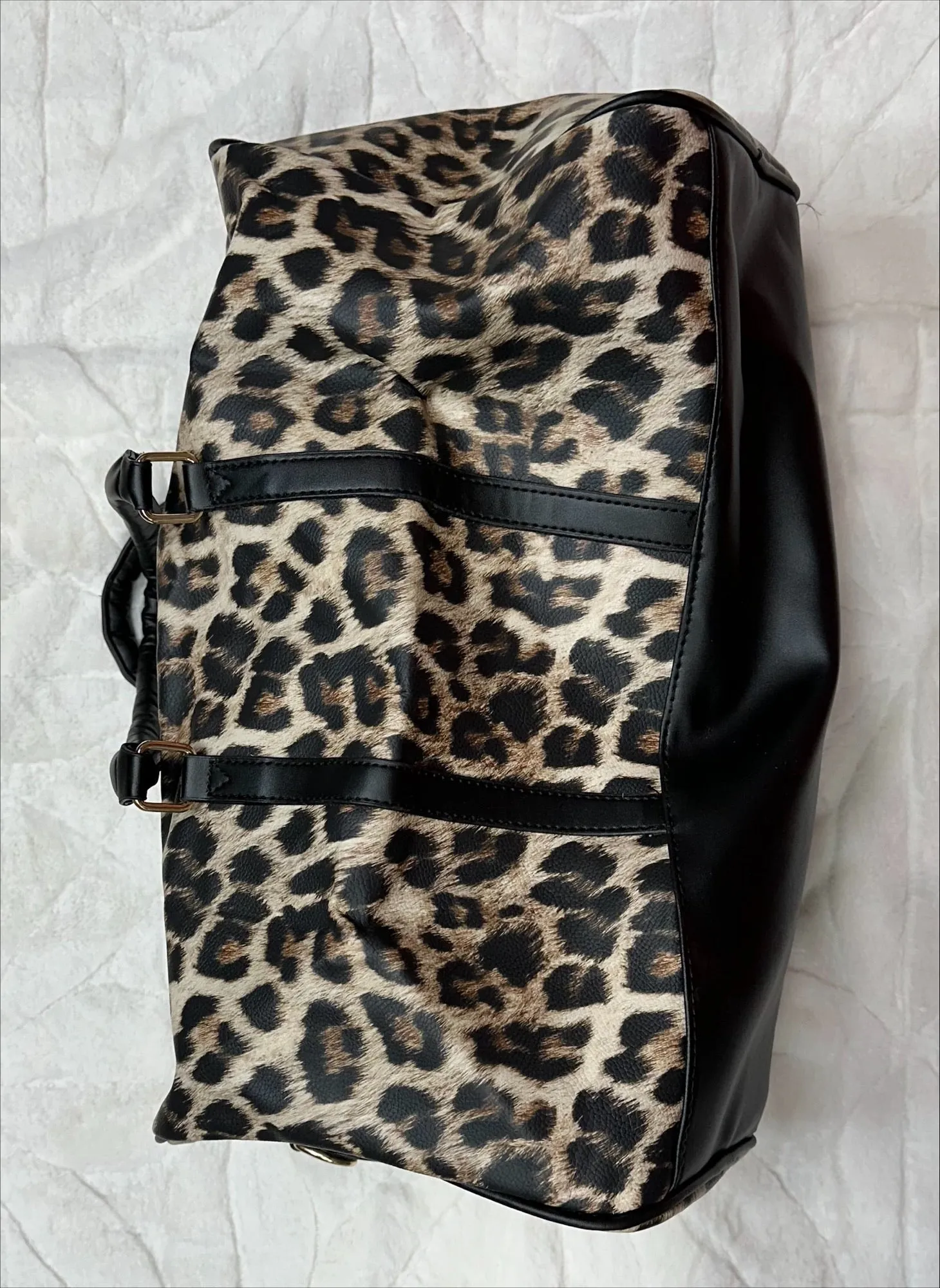 Leopard Duffle Bag**