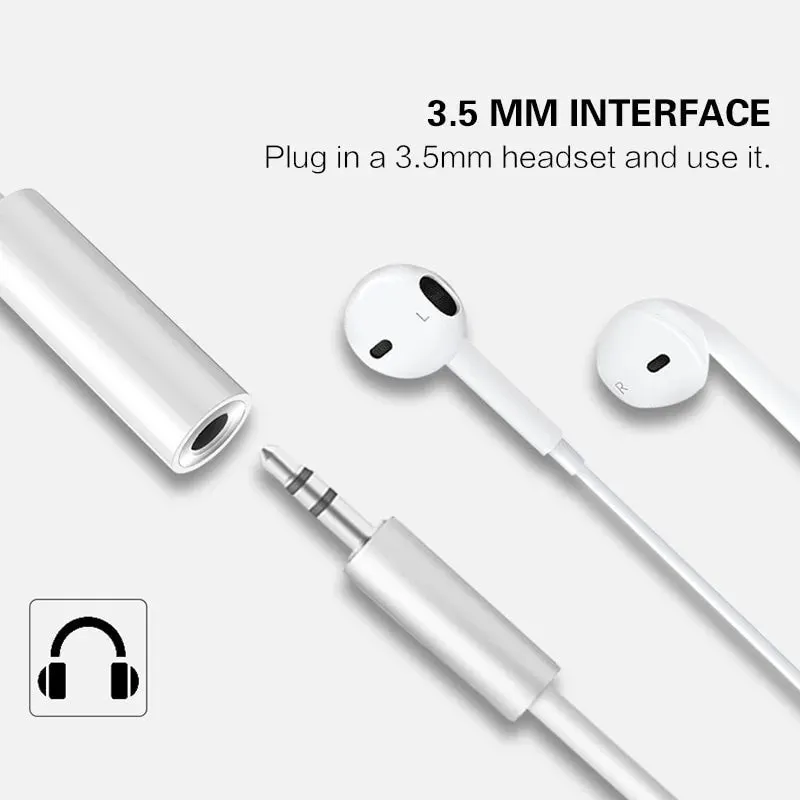 Lightning Headphone Adapter for iPhone - Seamless 3.5mm Audio Cable