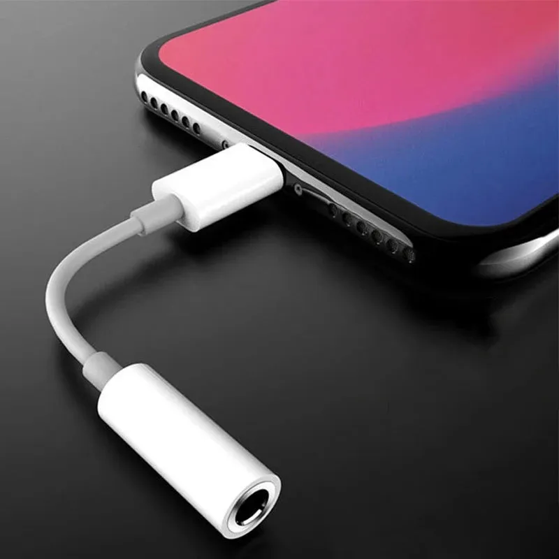 Lightning Headphone Adapter for iPhone - Seamless 3.5mm Audio Cable