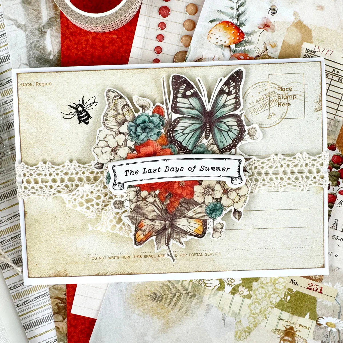 Little Bee Cottage Scrapbooking Kit - Choose Your Add On - September 2024