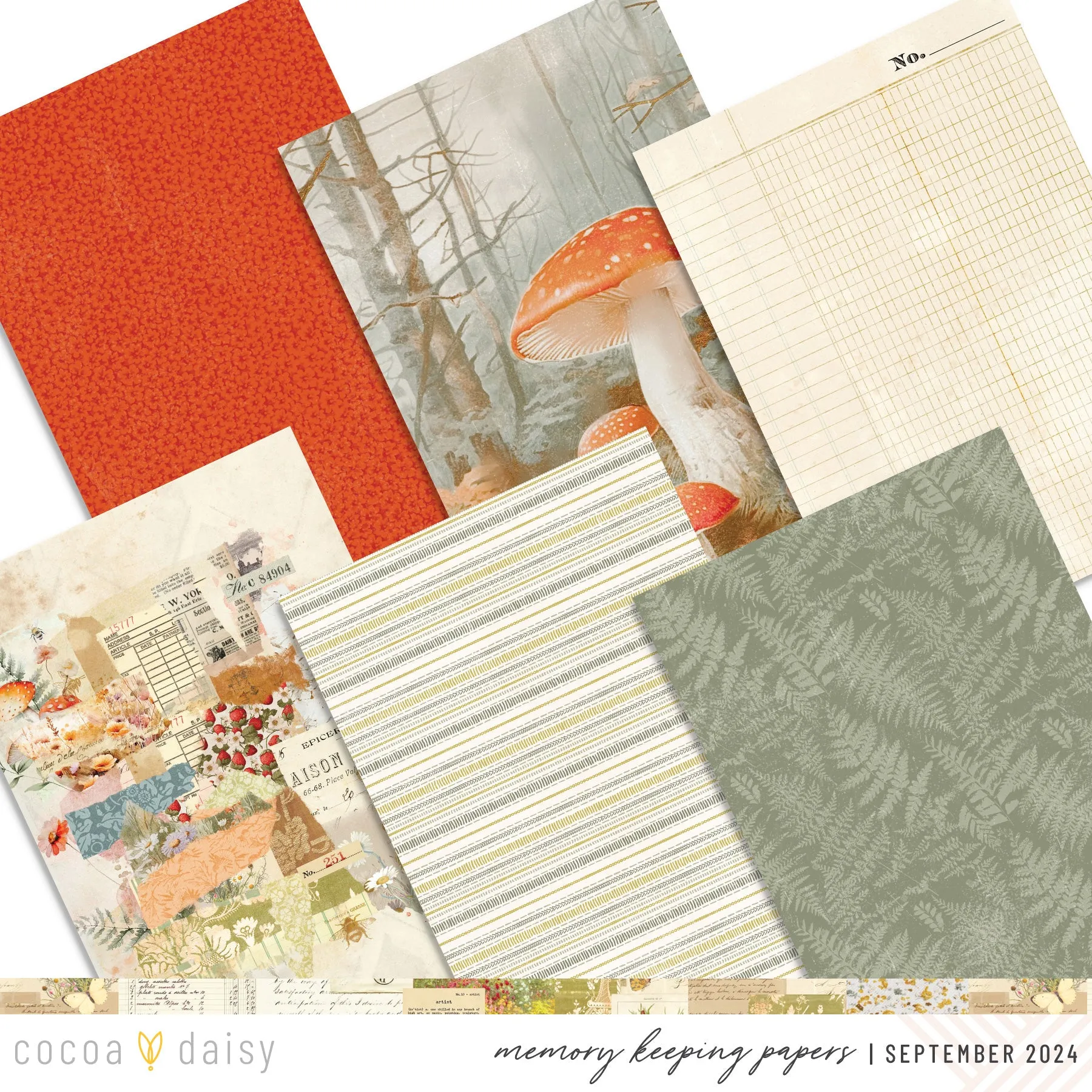 Little Bee Cottage Scrapbooking Kit - Choose Your Add On - September 2024