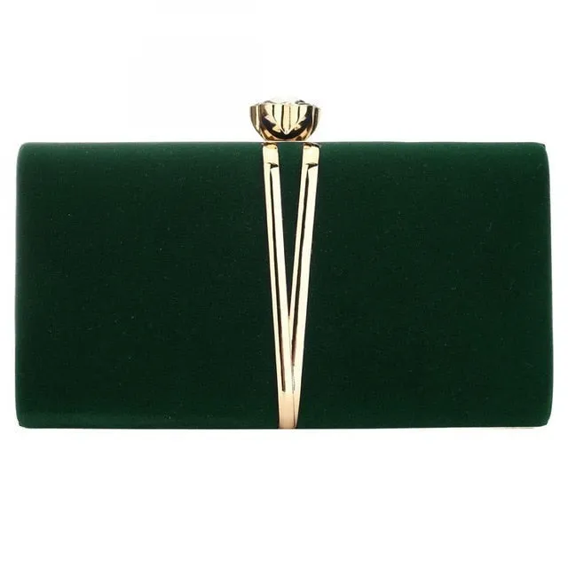 Luxurious Black Evening Clutch Bag Comes in 4 Elegant Colors