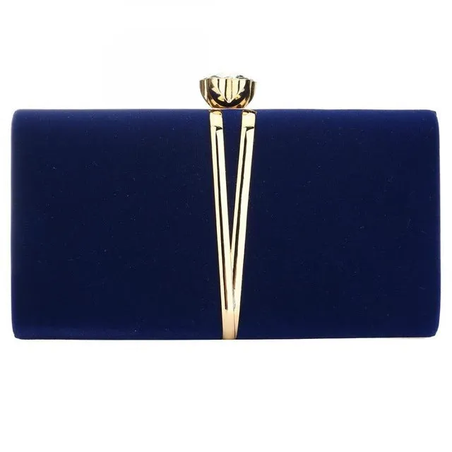 Luxurious Black Evening Clutch Bag Comes in 4 Elegant Colors