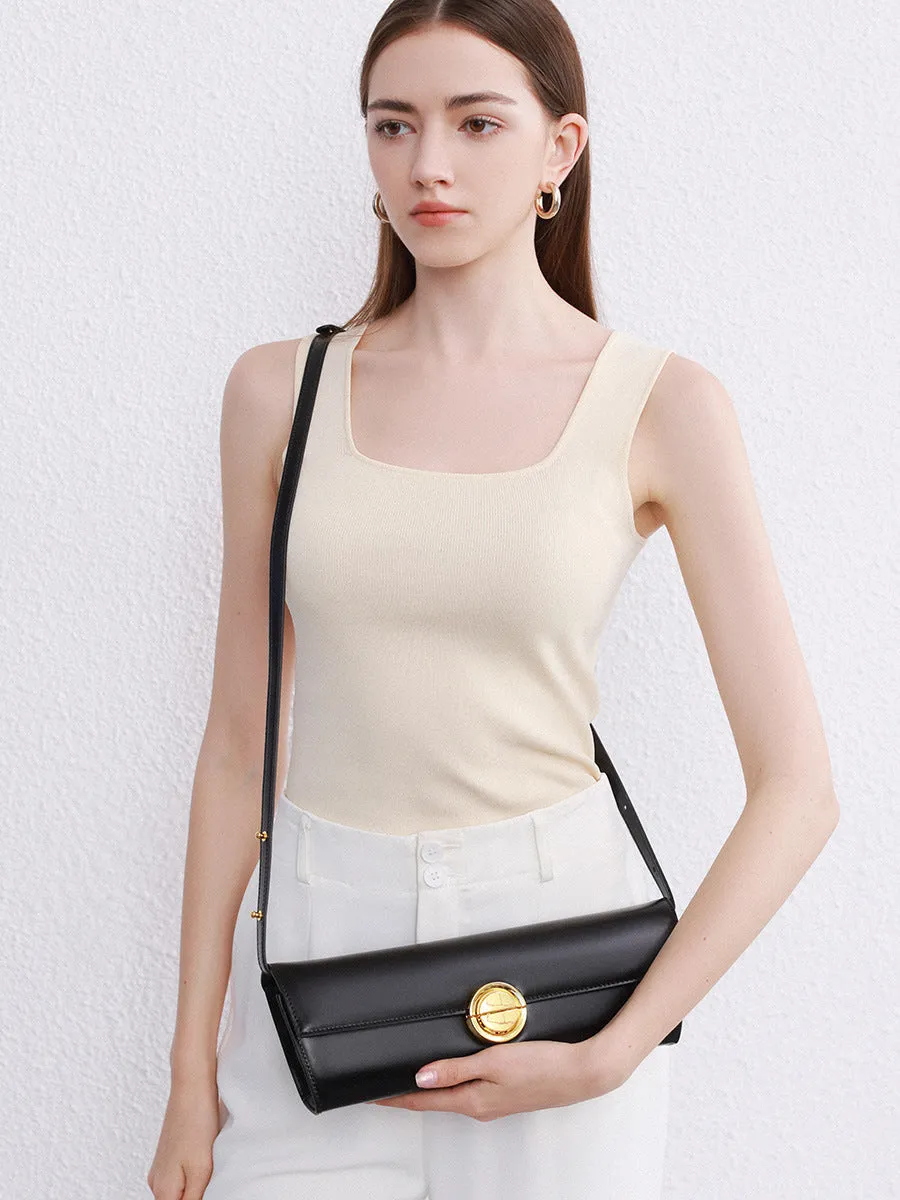 Luxury Defined: Genuine Leather Women's High-Grade Clutch Bag