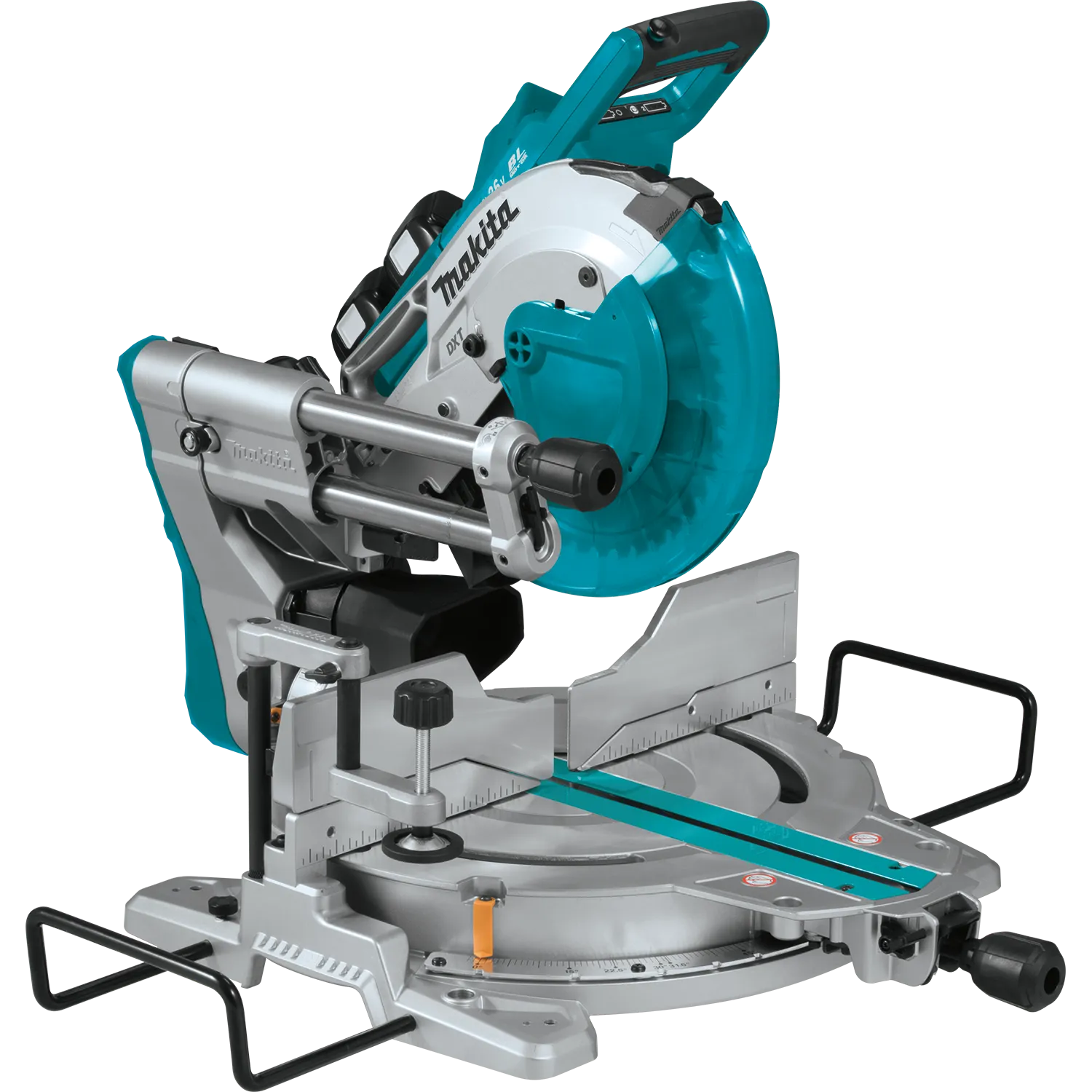 Makita 36V (18V X2) LXT® Brushless 10" Dual‑Bevel Sliding Compound Miter Saw with Laser Kit (5.0Ah) (XSL06PT)