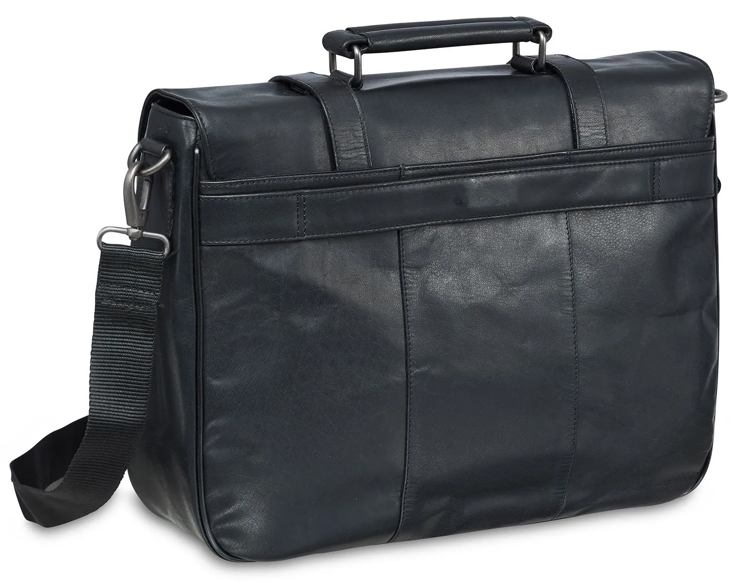 Mancini Buffalo Collection Leather Briefcase