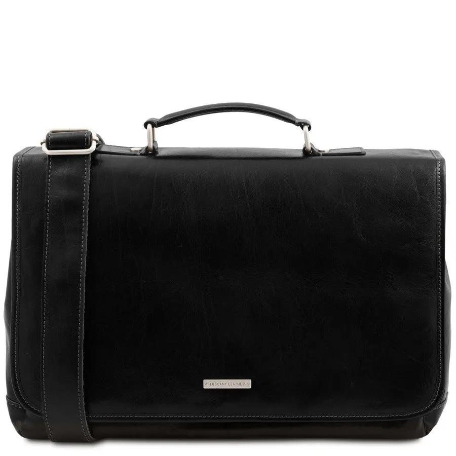 Mantova Leather Briefcase Bag