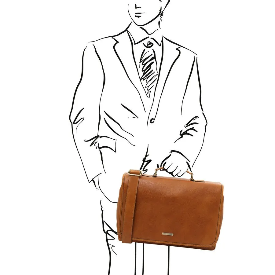 Mantova Leather Briefcase Bag