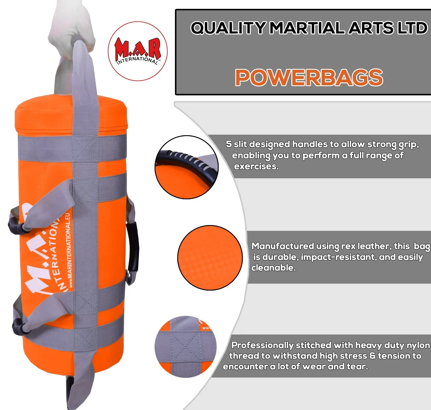 MAR-371 | 5KG Power Core Weighted Bag (ORANGE)