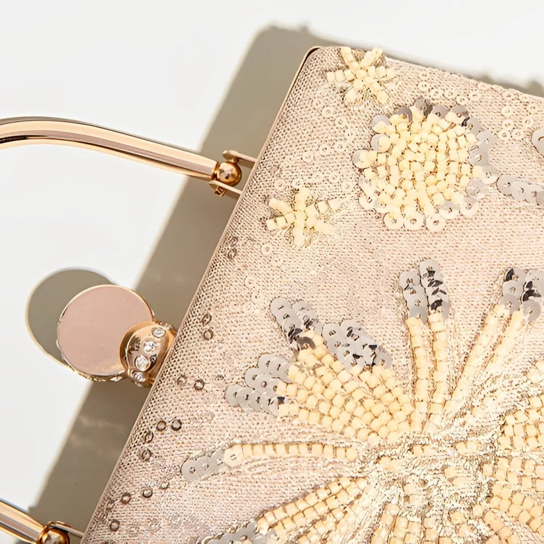 Margaret Beaded Clutch Bag